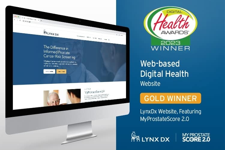 Lynx Dx, Inc. Website Wins Gold in 25th Anniversary Digital Health Awards®